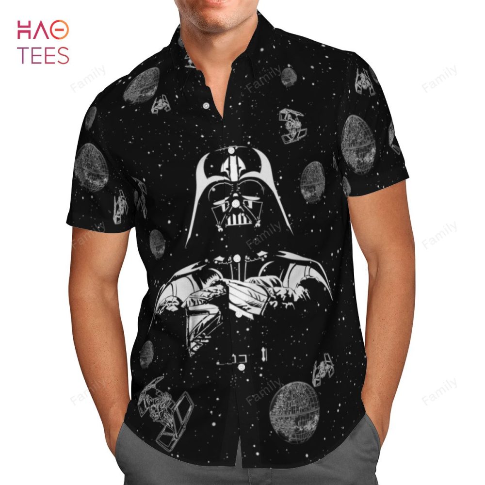 Dark Vader Galaxy Aop Hawaiian Shirt