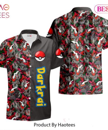 Darkrai Hawaiian Shirts Custom Anime Merch Clothes For Men Women