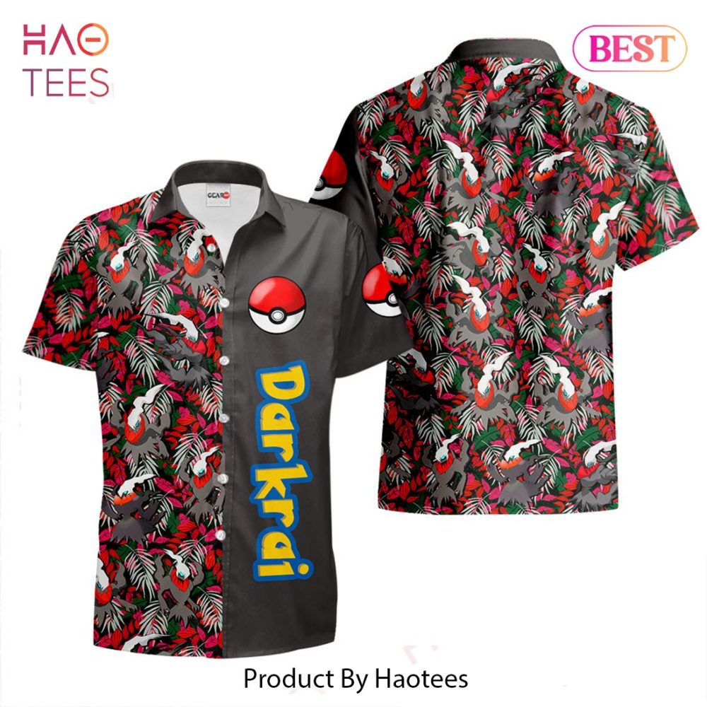 Darkrai Hawaiian Shirts Custom Anime Merch Clothes For Men Women