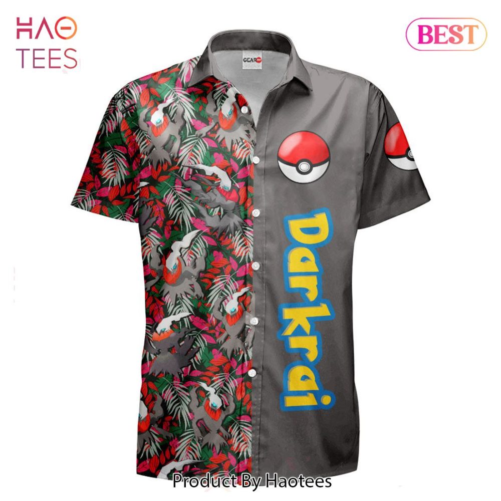 Darkrai Hawaiian Shirts Custom Anime Merch Clothes For Men Women - Image 2