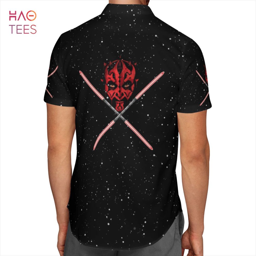 Darth Maul Aop Hawaiian Shirt - Image 2