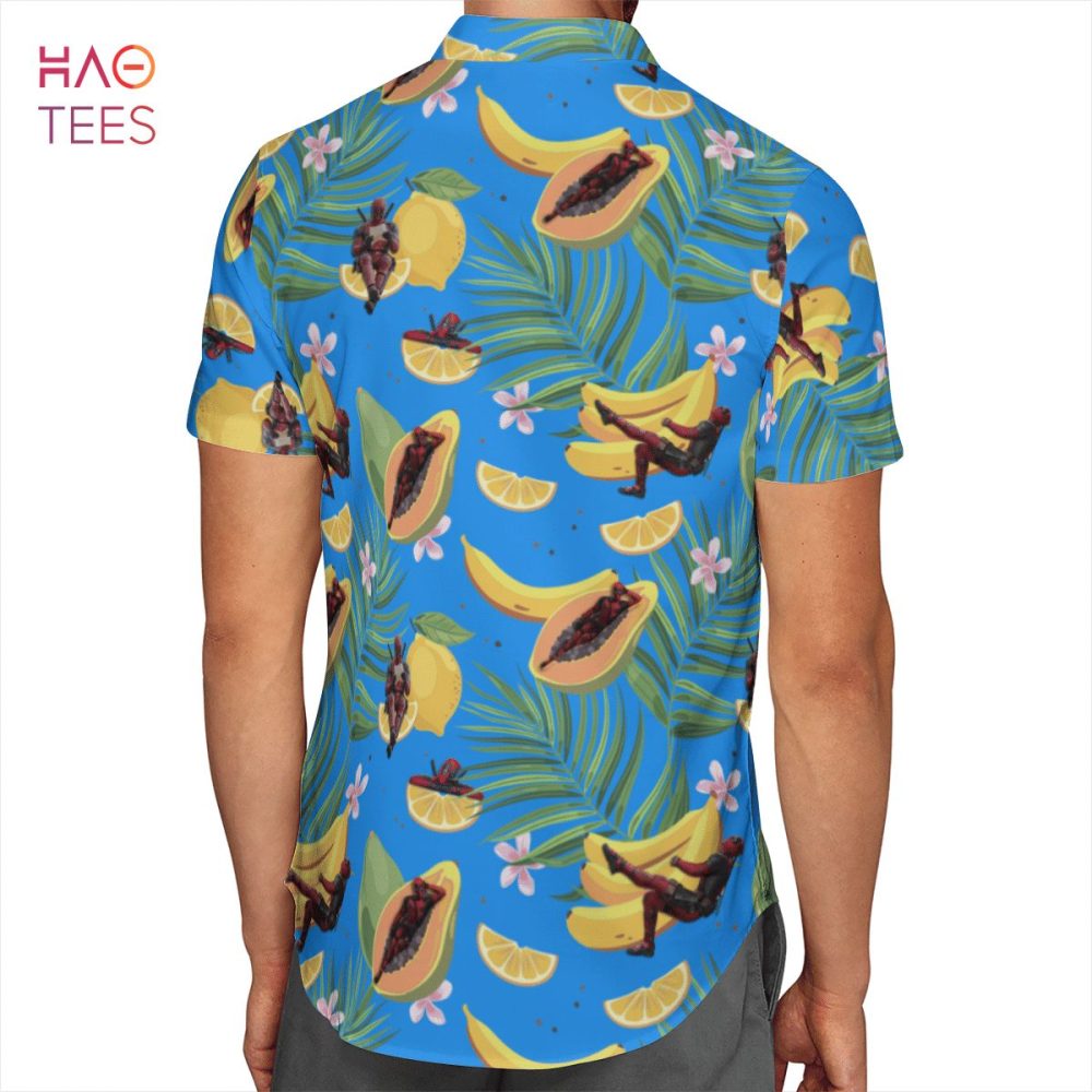 Dead Pool Aop Hawaiian Shirt - Image 2