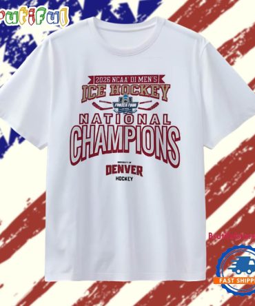 Denver Pioneers Ncaa Frozen Four Men’S Ice Hockey National Champions 2026 T Shirt