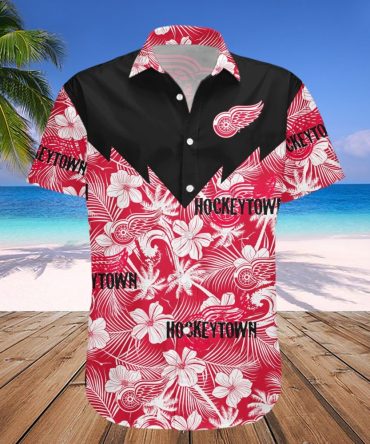 Detroit Red Wings Hawaii Shirt Tropical Seamless- Nhl