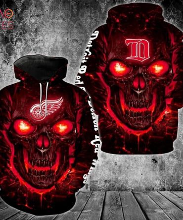 Detroit Red Wings Nhl Fan 3D Hoodie All Over Print Hoodie For Men For Women