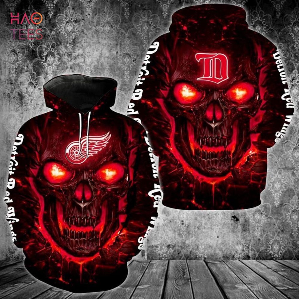 Detroit Red Wings Nhl Fan 3D Hoodie All Over Print Hoodie For Men For Women