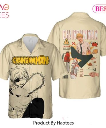 Devil The Great Denji Pochita Hawaiian Shirt Chainsaw Man Anime Shirt For Men Women