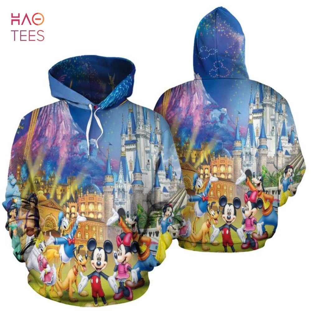 Disney Fireworks And Friends 3D Printed Hoodie