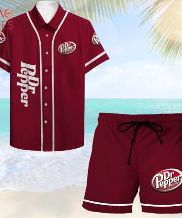 Dr Pepper All Over Print 3D Hawaiian Shirt