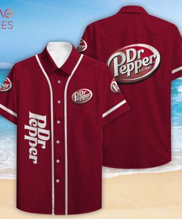 Dr Pepper All Over Print 3D Hawaiian Shirt