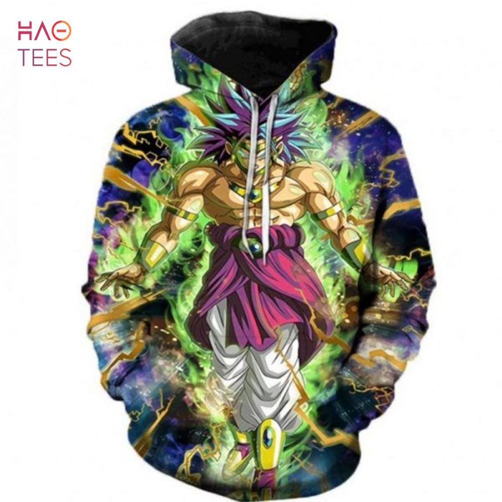 Dragon Ball Super Cartoon Dragon Ball Super Broly 3D Printed Hoodie