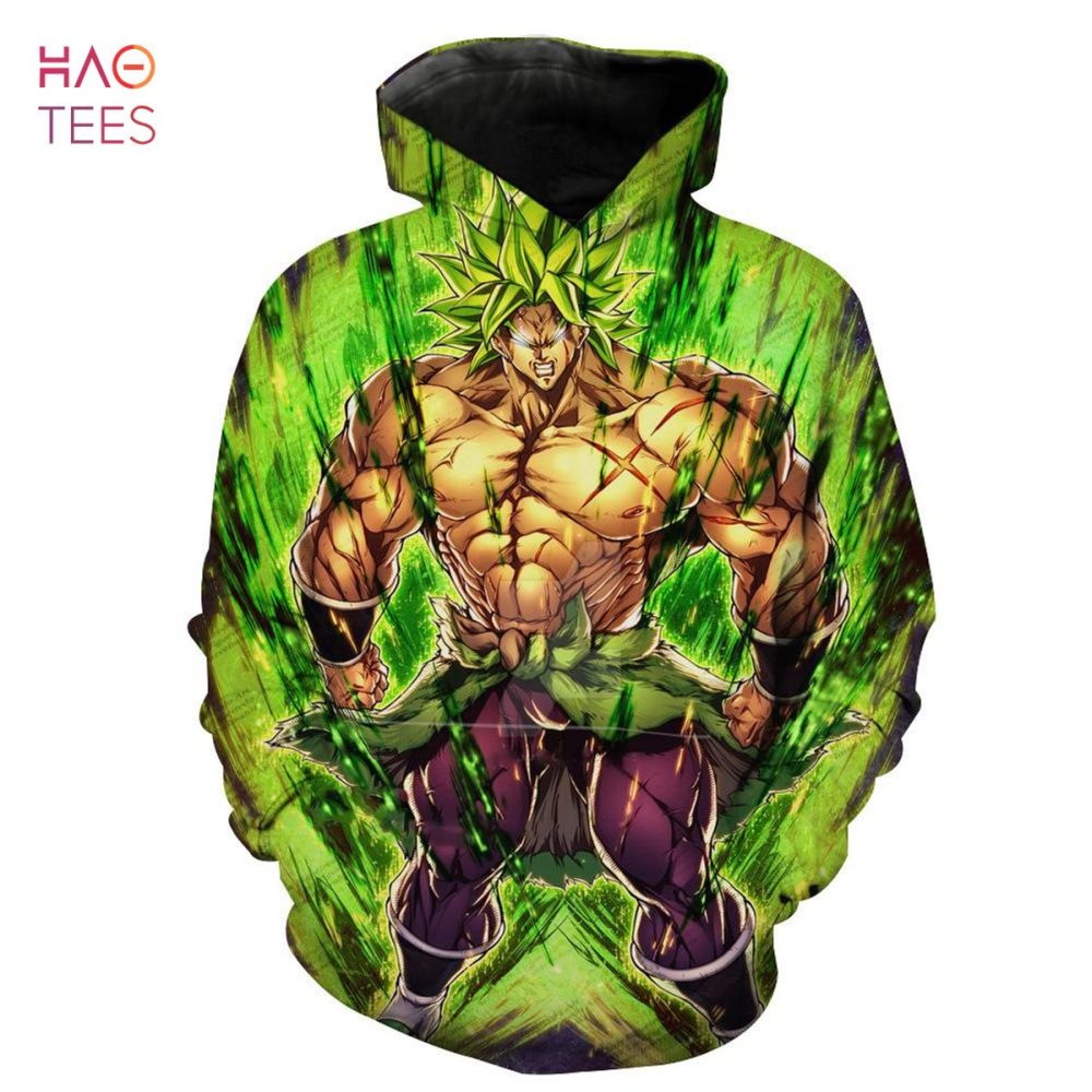 Dragon Ball Super Movie Super Saiyan Broly 3D Printed Hoodie