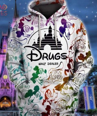 Drugs Walt Dealer Disney 3D Hoodie