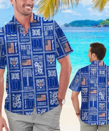 Duke Blue Devils Summer Commemorative Tropical Hawaiian Shirts