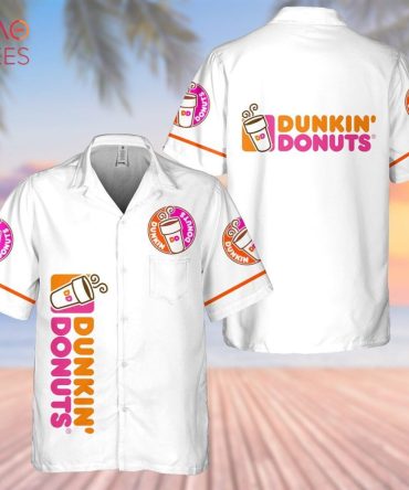 Dunkin Donuts Coffee All Over Print 3D Hawaiian Shirt