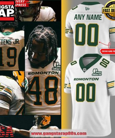 Edmonton Elks New Season 2025 Away Custom Football Jersey