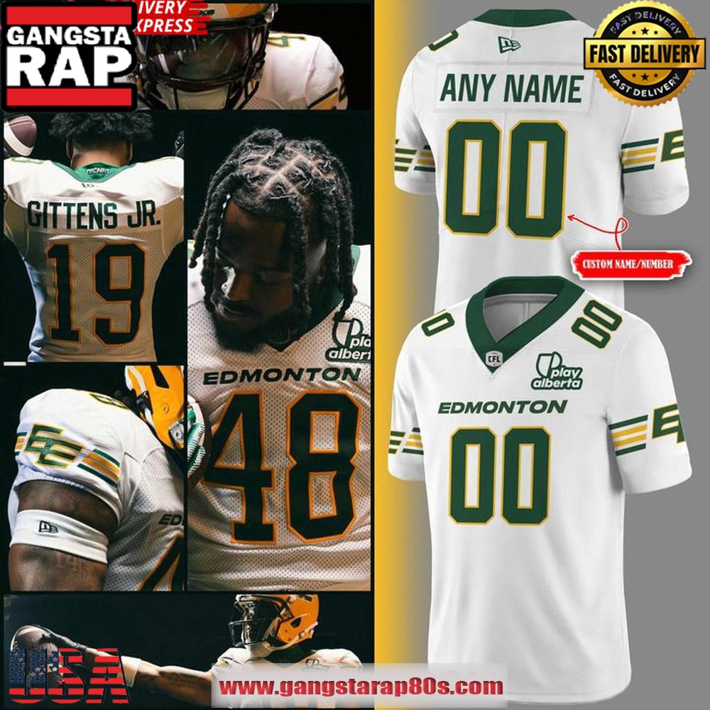 Edmonton Elks New Season 2025 Away Custom Football Jersey