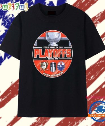 Edmonton Oilers Vs. Anaheim Ducks 2026 Stanley Cup Playoffs Round 1 Matchup T Shirt