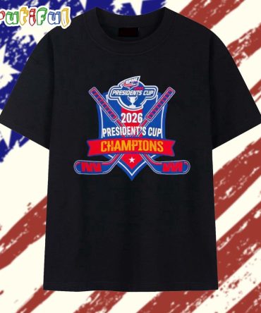 Evansville Thunderbolts 2026 President’S Cup Champions T Shirt