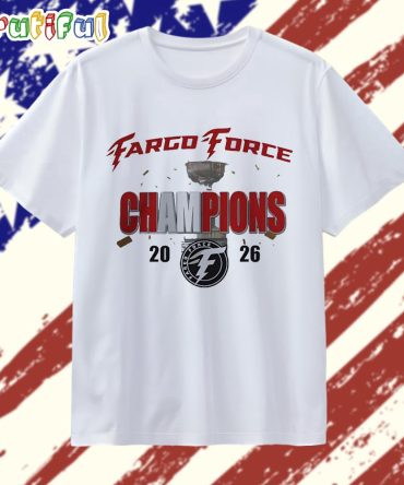 Fargo Force Ushl Clark Cup Final Champions 2026 T Shirt