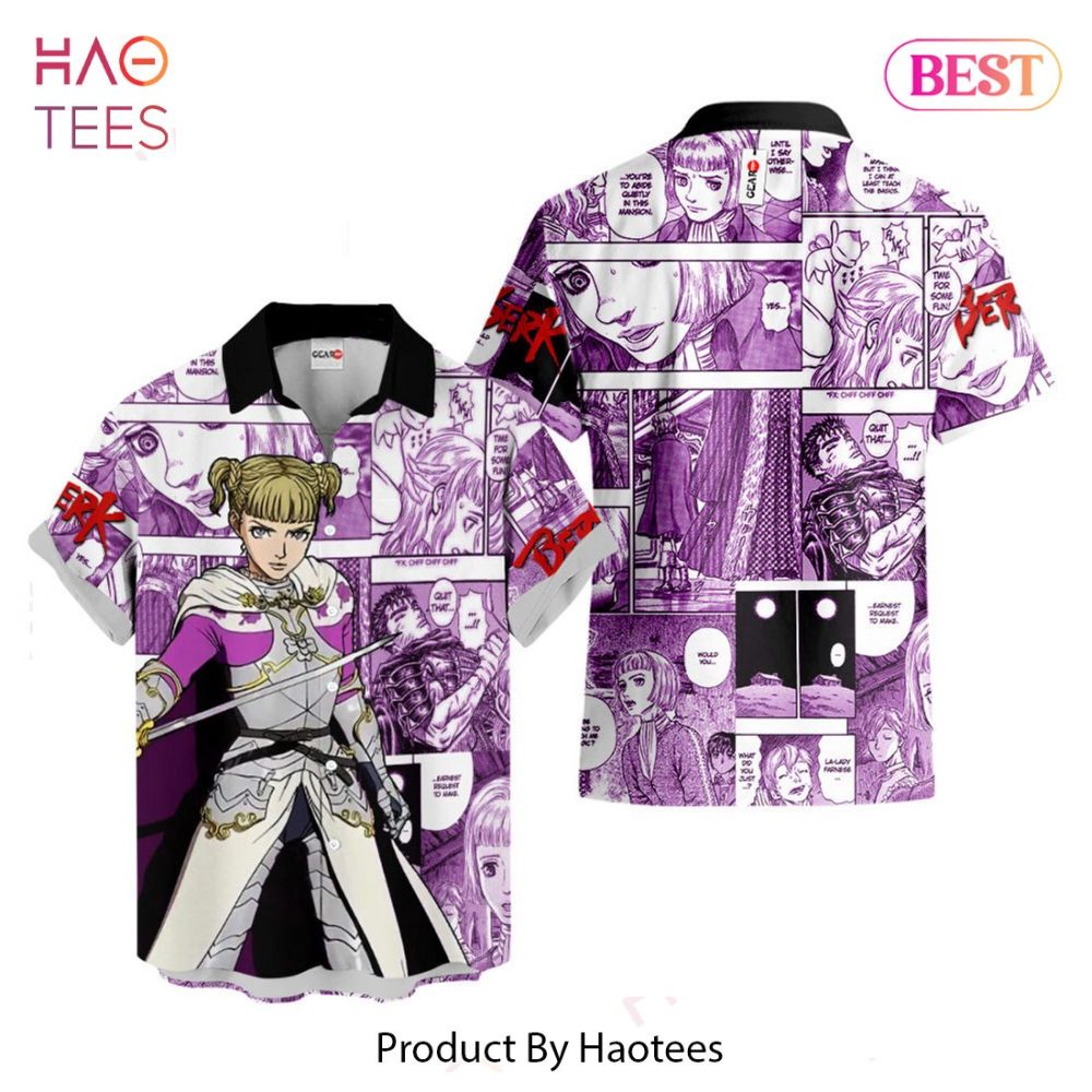 Farnese De Vandimion Hawaiian Shirts Berserk Custom Anime Clothes For Men Women Hot Trend 2023