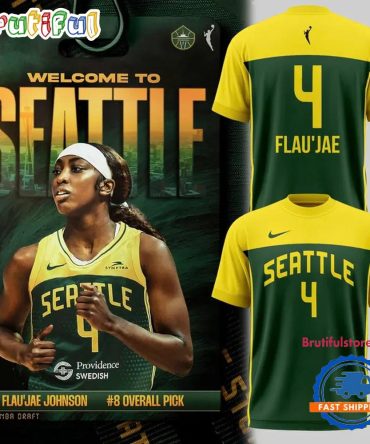 Flaujae Johnson Seattle Storm 2026 T Shirt