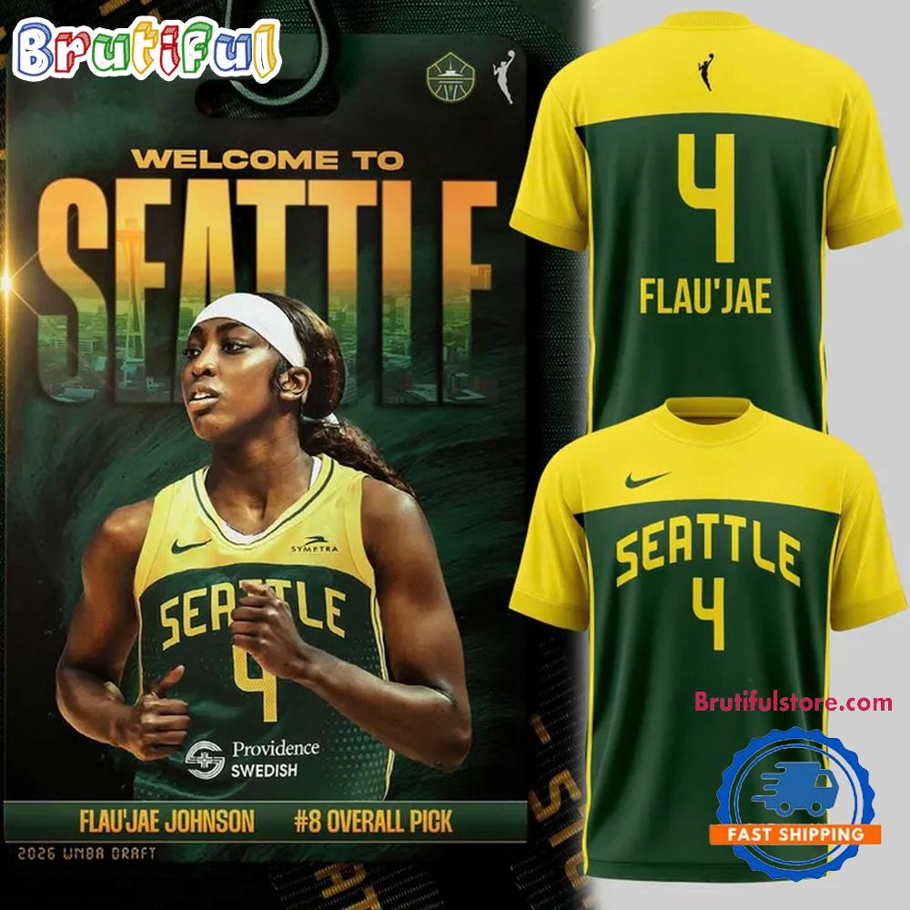 Flaujae Johnson Seattle Storm 2026 T Shirt