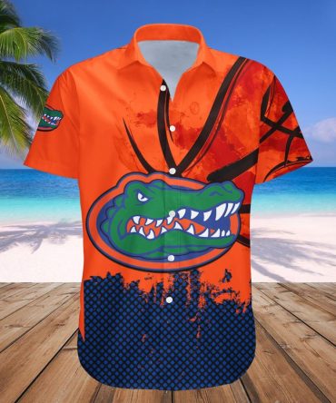 Florida Gators Hawaii Shirt Basketball Net Grunge Pattern – Ncaa
