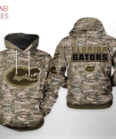 Florida Gators Ncaa Camo Veteran 3D Printed Hoodie