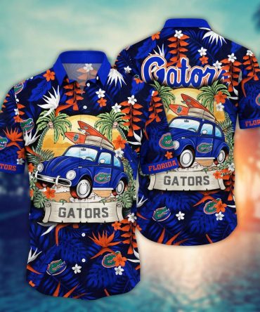 Florida Gators Ncaa Hawaiian Shirt Tanningtime Aloha Shirt