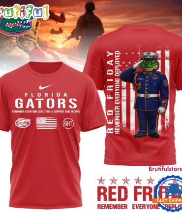 Florida Gators Ncaa Red Friday Remember Everyone Deployed Limited 3D Shirt