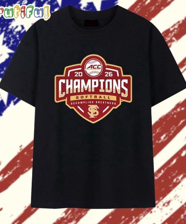 Florida State Seminoles Acc Softball Tournament Champions 2026 Vintage T Shirt