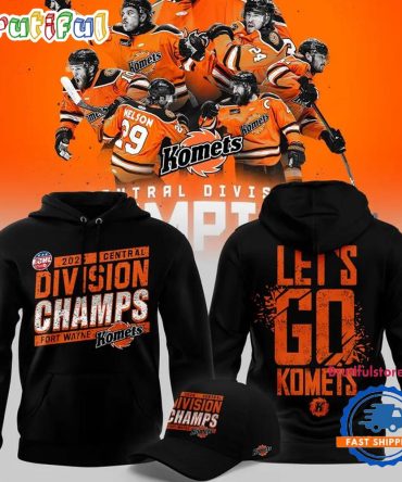 Fort Wayne Komets Division Champions 2026 Black Hoodie