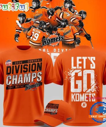 Fort Wayne Komets Division Champions 2026 Limited Edition 3D Shirt