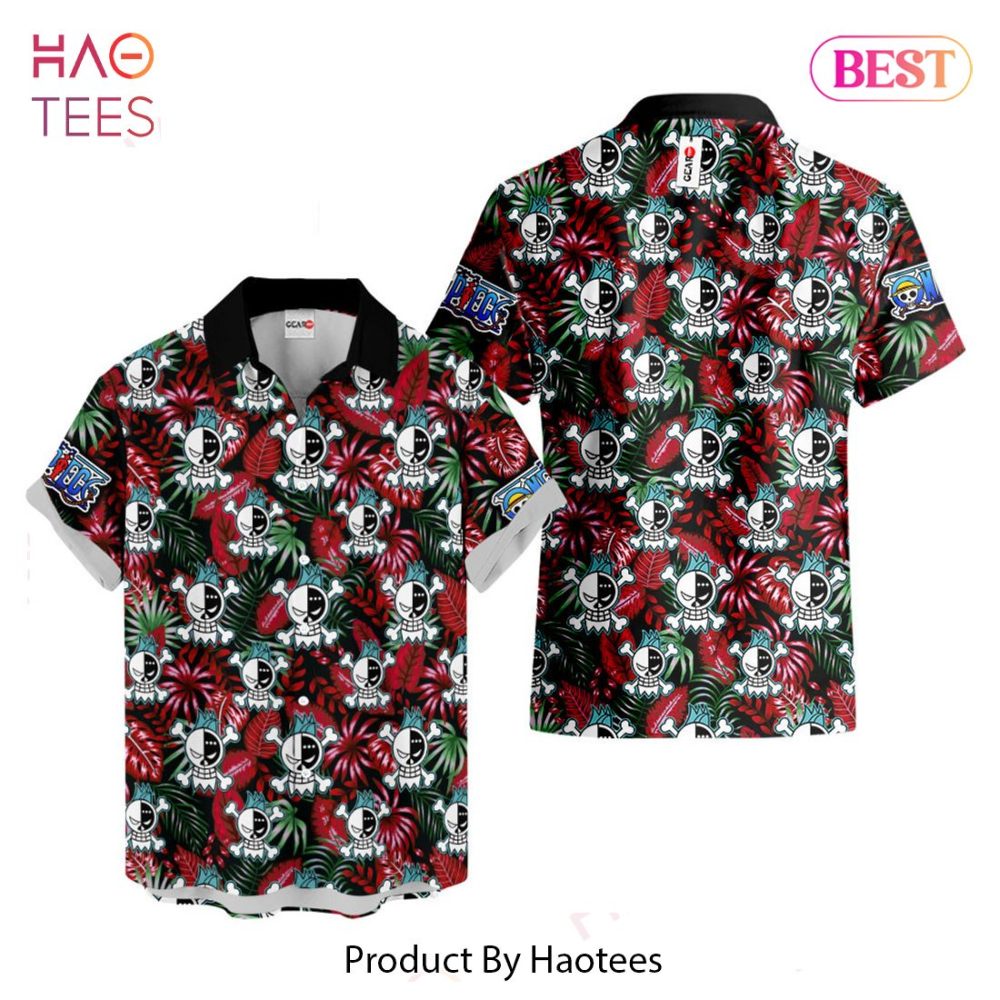 Franky Symbol Hawaiian Shirts Custom Anime Merch Clothes For Men Women