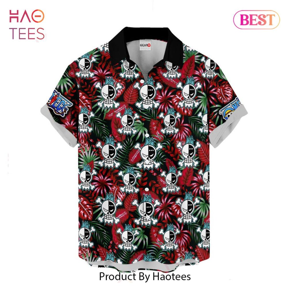Franky Symbol Hawaiian Shirts Custom Anime Merch Clothes For Men Women - Image 2