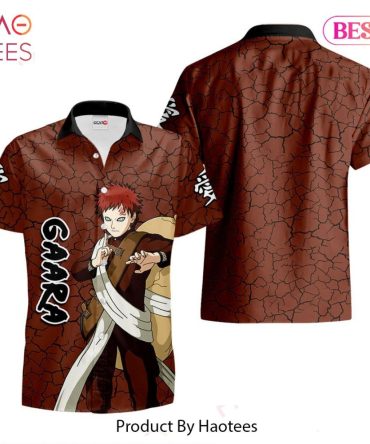 Gaara Hawaiian Shirts Custom Anime Merch Clothes For Men Women Hot Trend 2023
