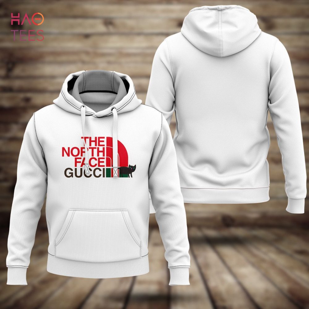 The North Face Gucci White 3D Hoodie