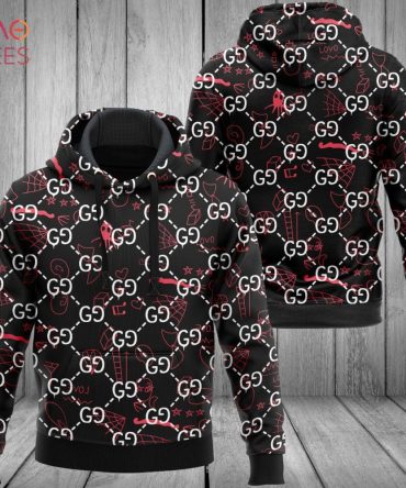 Gucci Luxury Brand 3D Hoodie Pod Design