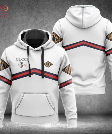 Gucci Bee White Luxury Hoodie Limited Edition