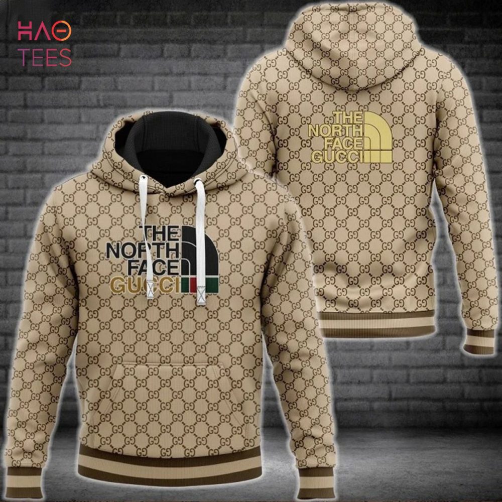 The North Face Mix Gucci Luxury Brand Hoodie