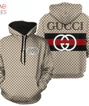 Gucci Luxury Logo 3D Hoodie All Over Printed