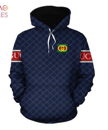Gucci 3D Hoodie Blue Luxury