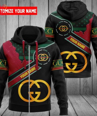 Gucci American Flag Motifs Luxury Brand 3D Hoodie Limited Edition