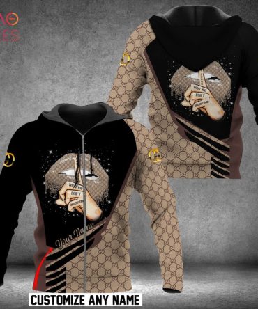 Gucci Brown Mix Black Luxury 3D Hoodie Limited Edition