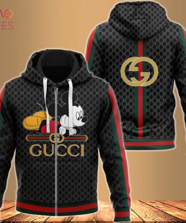 Gucci Diney Mickey Luxury 3D Hoodie Limited Edition