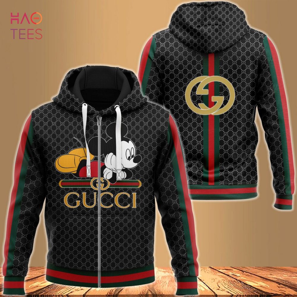 Gucci Diney Mickey Luxury 3D Hoodie Limited Edition