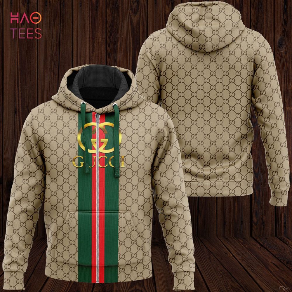Gucci Stripe Red Green Luxury 3D Hoodie Limited Edition