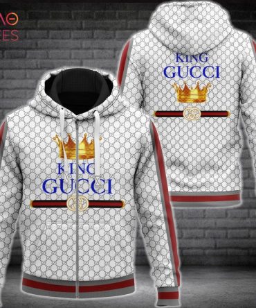 Gucci Red Mix White Luxury 3D Hoodie Limited Edition