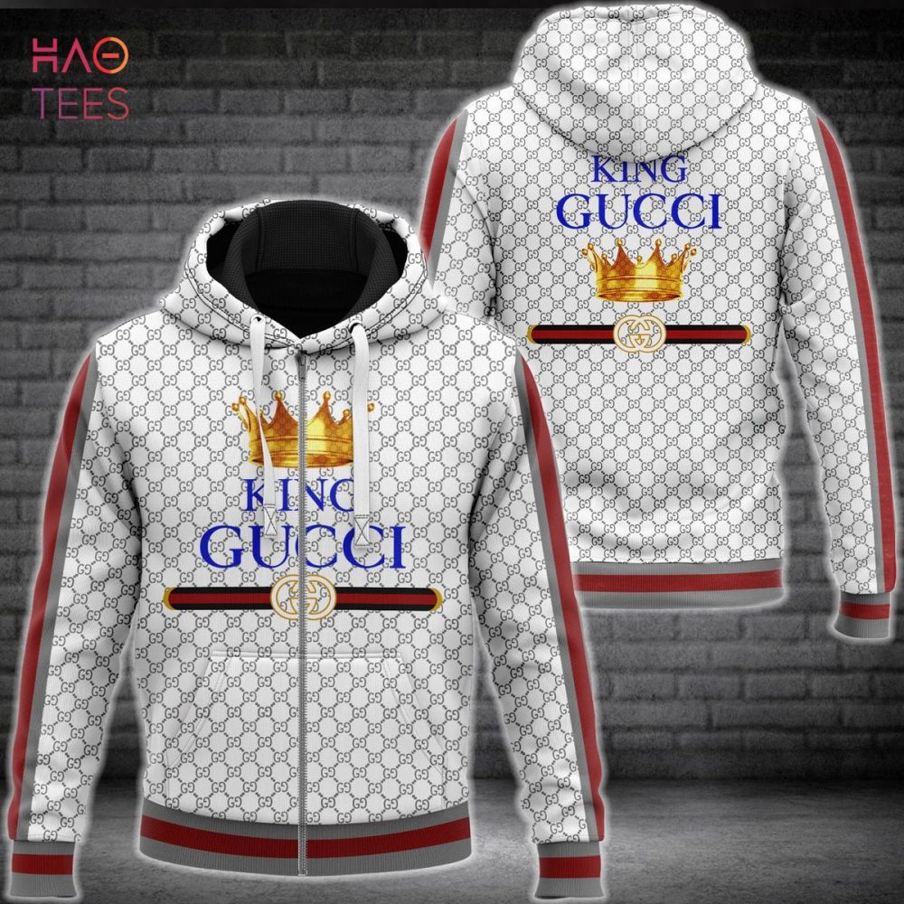 Gucci Red Mix White Luxury 3D Hoodie Limited Edition